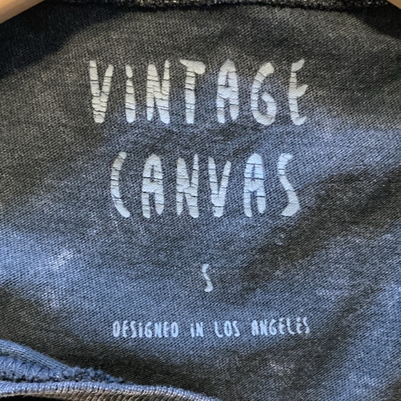 Vintage Canvas Dreamers Stone- Washed Vintage Graphic Tee Charcoal Medium - Picture 6 of 7